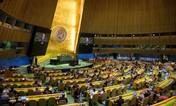Vista de la Asamblea General de la ONU. (Archivo)